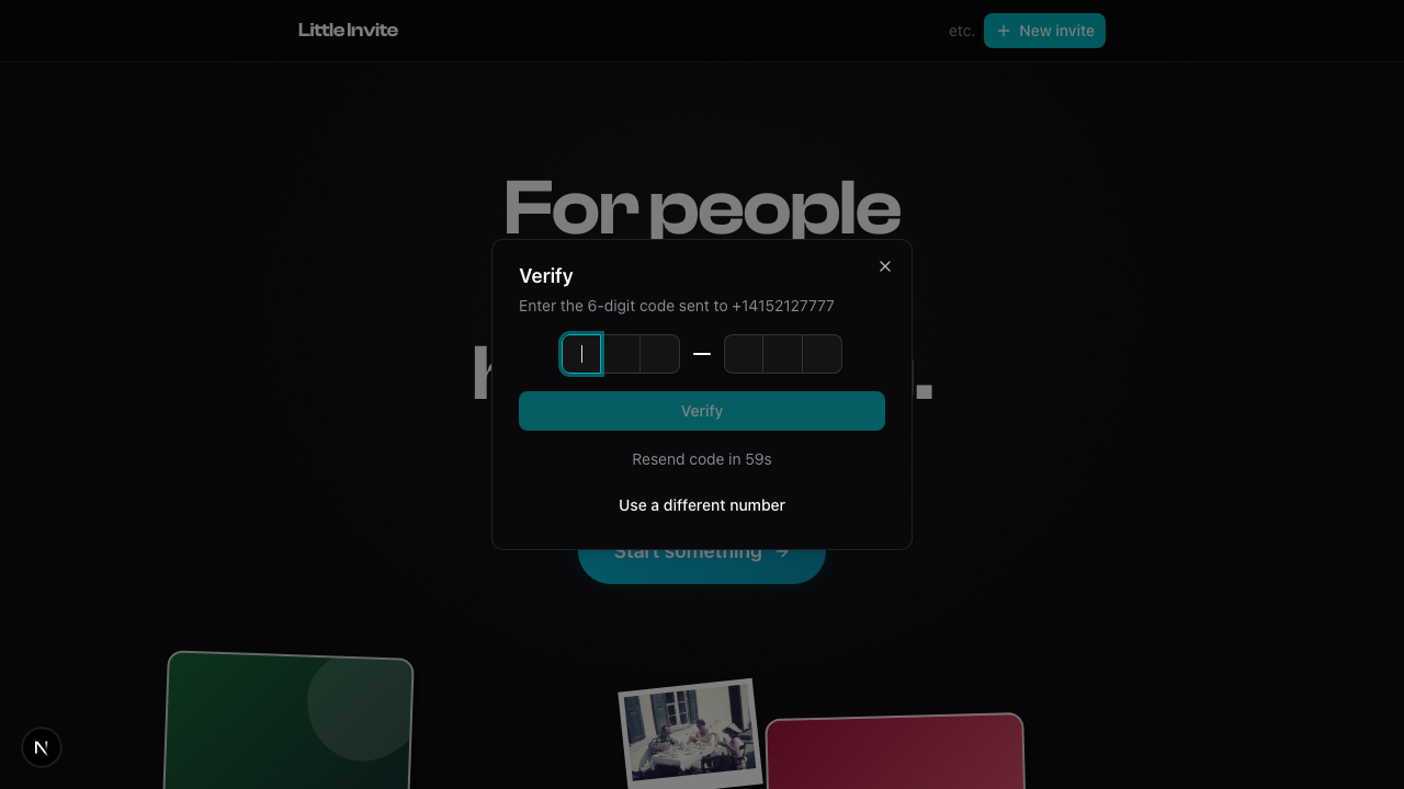 Enter verification code